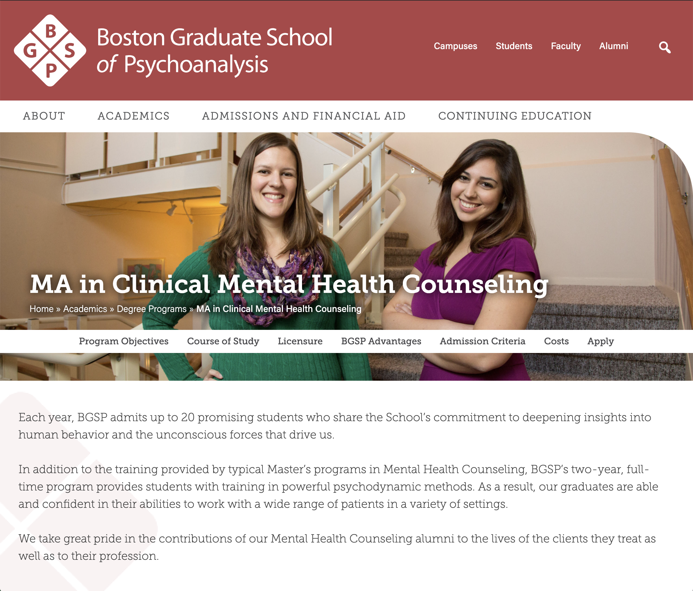 Boston Graduate School Of Psychoanalysis Tn Integrated Solutions